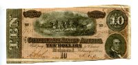 Konförderierte Staaten von Amerika, 10 Dollars,