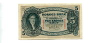 Norwegen, 5 Kroner,