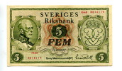 Schweden, 5 Kronor,