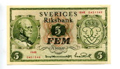 Schweden, 5 Kronor,