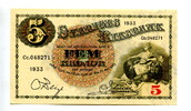 Schweden, 5 Kronor,