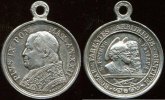 Vatikan Ag Medaille ~ Pius IX. 1848-1878 / Jahr 22 - S.Petrus & S.Paullus ~