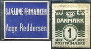 Dänemark 1 Öre ~ Danmark / Briefmarkengeld - SJAELDNE FRIMAERKER / Aage Reddersen ~