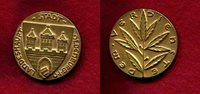 Oldenburg-Stadt, Br-Medaille vergoldet, Goldene Stadtmedaille,