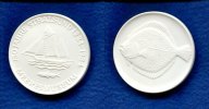 DDR/Stralsund, Porzellan Medaille, 750 Jahre Stralsund, Picture