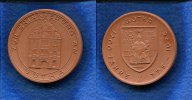 DDR/Gotha, Porzellan Medaille, 1200 Jahrfeier, Picture
