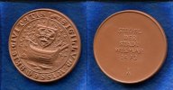 DDR/Wismar, Porzellan Medaille, Siegel der Stadt Wismar, Picture