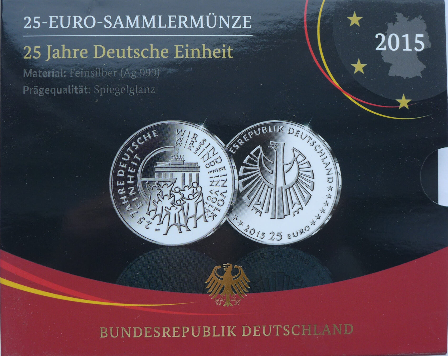 Brd Euro J Euro Sammlerm Nze Jahre Deutsche Einheit