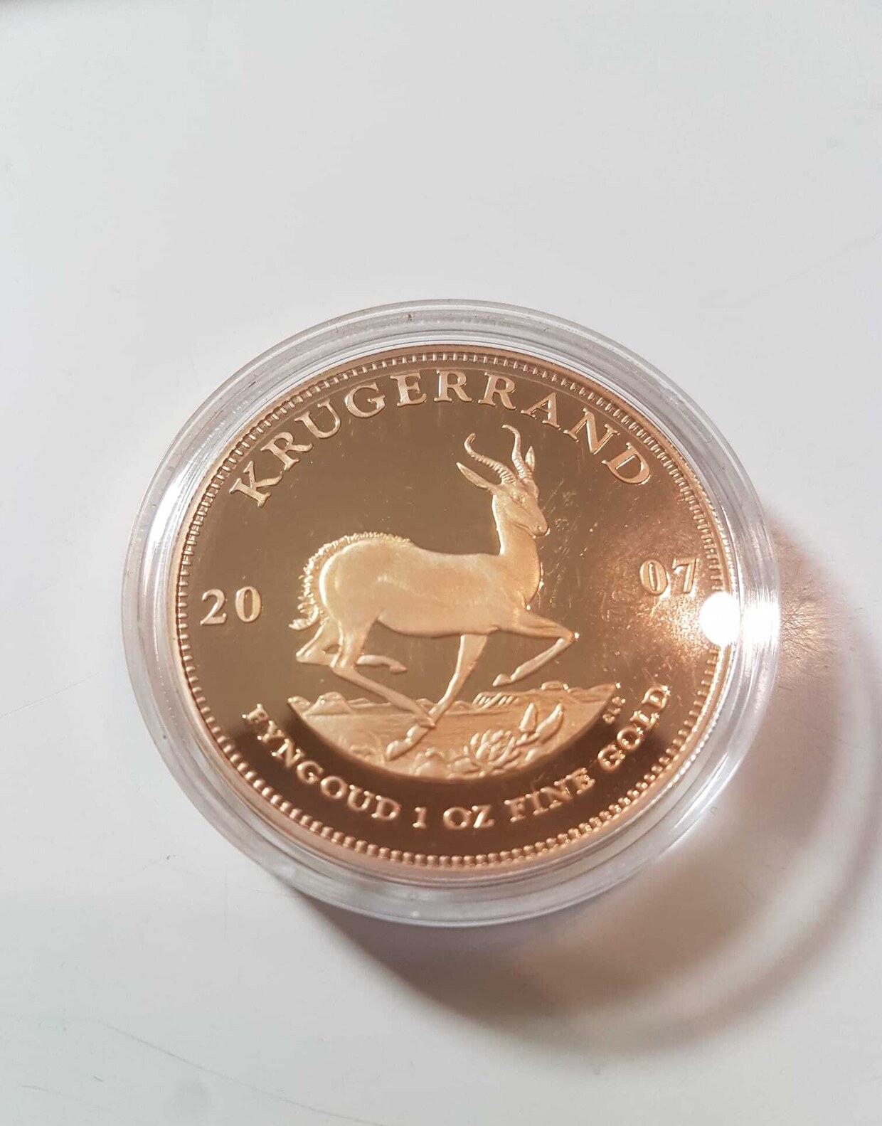 Zuid Afrika Krugerrand 2007 1 Troy Oz Goud Proof MA Shops