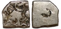Mauryan Kingdom drachm Mauryan Empire Samrati Samprati AR drachm