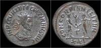 Roman antoninianus Diocletian silvered antoninianus emperor standing right