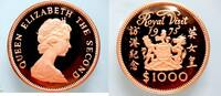HONG KONG: 1000 DOLLARS: ELIZABETH II: