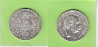 Österreich 1 Gulden besserer Jahrgang, hübsch