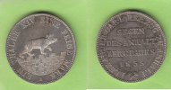 Anhalt-Bernburg Ausbeutetaler hübsch