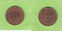 Weimarer Republik 4 Reichspfennig Brüning-Taler