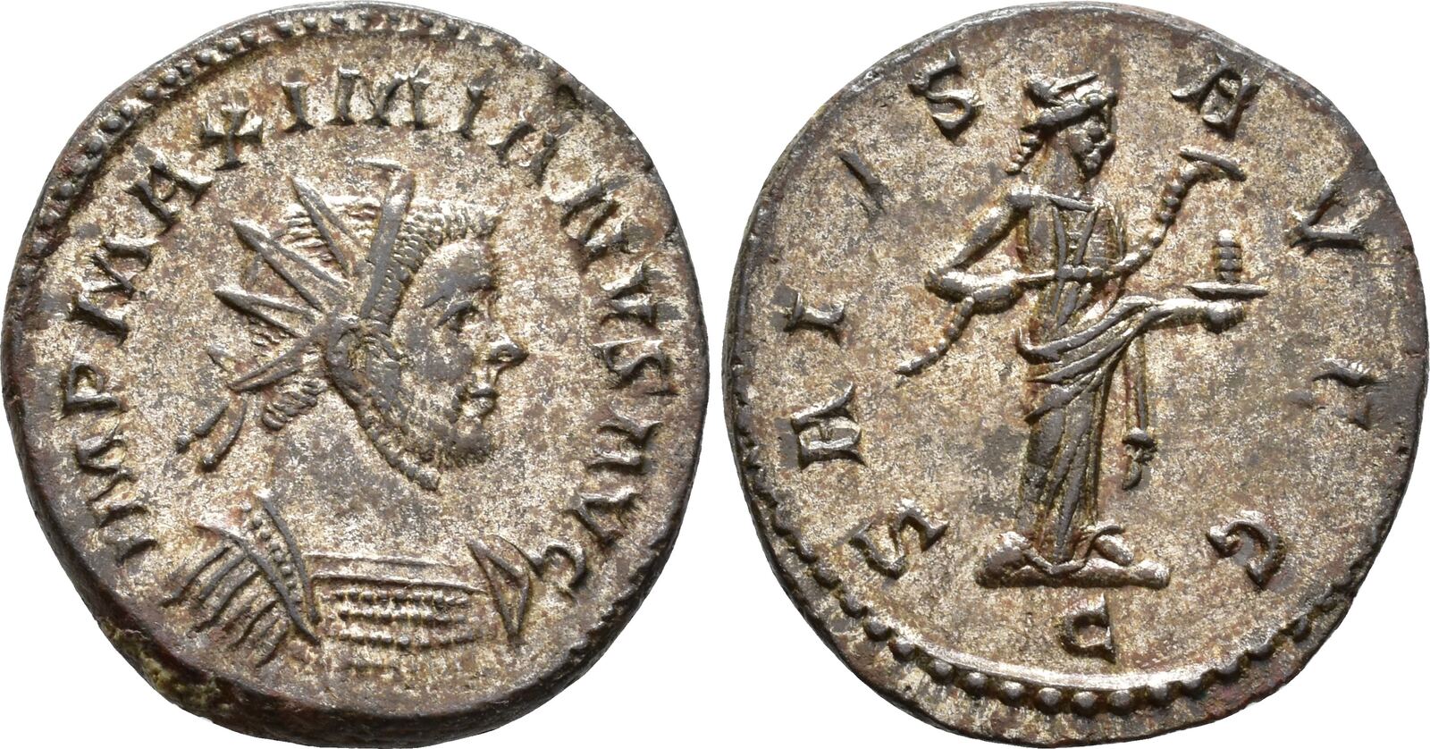 Roman Empire Antoninianus Maximianus I Herculius First Reign