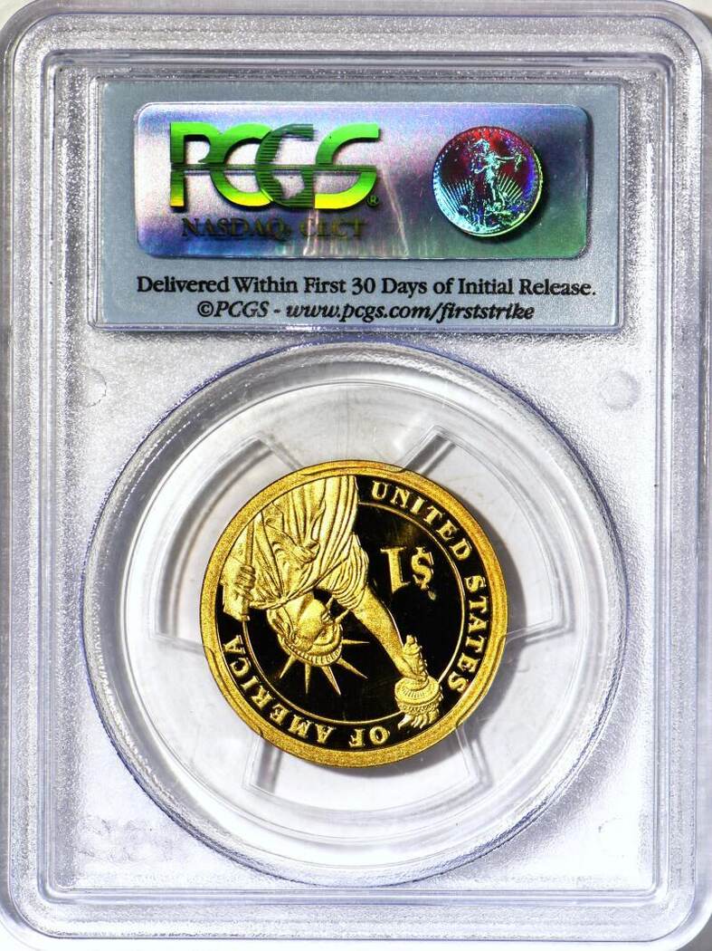 Usa Dollar S Proof Franklin Pierce Presidential Pcgs Pr Dcam