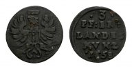 Brandenburg-Preußen 3 Pfennig Friedrich Wilhelm 1640-1688
