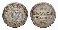 Brandenburg-Ansbach 2 1/2 Kreuzer Landmünze Christian Friedrich Karl Alexander 1757-1791