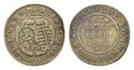 Sachsen-Albertinische Linie 1/12 Taler Johann Georg IV. 1691-1694