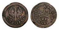 Goslar, Stadt Kupferabschlag des 6 Pfennig