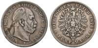 Preußen 5 Mark Wilhelm I. 1861-1888