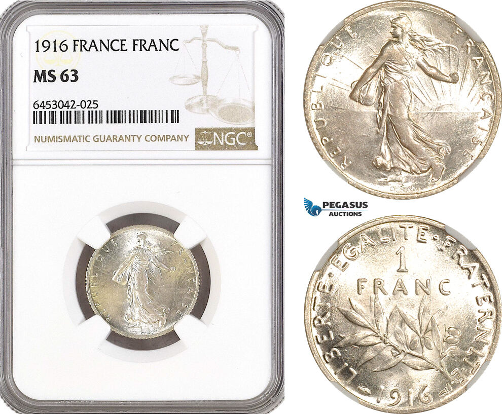 France Franc Ngc Ms Ma Shops