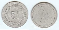 Morocco 5 Francs token