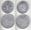 Marokko Probe 1 und 2 Francs Mohammed ben Jussuf Probe 1 und 2 Francs AH1370 (1951)