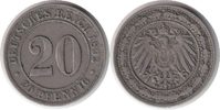 Kaiserreich 20 Pfennig 20 Pfennig 1892 F