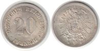 Kaiserreich 20 Pfennig 20 Pfennig 1876 D Picture