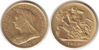 Grossbritannien Half Sovereign Victoria Gold Half Sovereign 1894