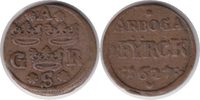 Schweden Cu Fyrk Gustav II. Adolf Cu Fyrk 1627, Arboga