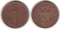 Kaiserreich Pfennig Pfennig 1891 A