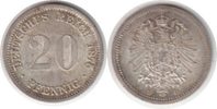 Kaiserreich 20 Pfennig 20 Pfennig 1875 D