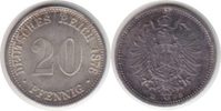 Kaiserreich 20 Pfennig 20 Pfennig 1876 D