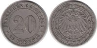 Kaiserreich 20 Pfennig 20 Pfennig 1890 J