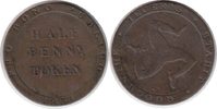 Grossbritannien 1/2 Penny Token Isle of Man William IV. 1/2 Penny Token 1831