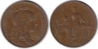 Frankreich 10 Centimes Dritte Republik 10 Centimes 1900