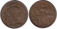 Frankreich 10 Centimes Dritte Republik 10 Centimes 1914