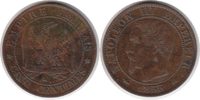 Frankreich 5 Centimes Napoleon III. 5 Centimes 1855 K, Bordeaux