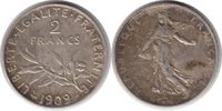 Frankreich 2 Francs Dritte Republik 2 Francs 1909