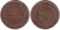 Frankreich 2 Centimes Dritte Republik 2 Centimes 1892 A, Paris