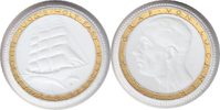Meissner Porzellanmedaillen Medaille Berlin Auf Graf von Luckner / Hilfskreuzer Seeadler / Weiss mit goldenem Dekor