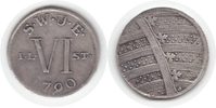 Altdeutschland 6 Pfennig Sachsen-Weimar-Eisenach Carl August 6 Pfennig 1790