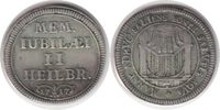 Altdeutschland Silberabschlag von den Stempeln des Duka Heilbronn, Stadt Silberabschlag von den Stempeln des Dukaten 1717 Reformationsju