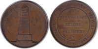 Belgien Bronzemedaille Revolution Bronzemedaille 1830 Auf die Freiwilligen für den Kampf