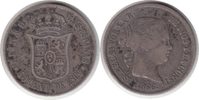 Spanien 40 Centimos Isabel II. 40 Centimos 1866 / 6 pointed Star