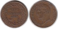 Monaco 5 Centimes Honoré V. 5 Centimes 1837 MC