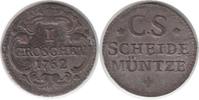 Altdeutschland Groschen Sachsen Friedrich August II. Groschen 1762, Dresden